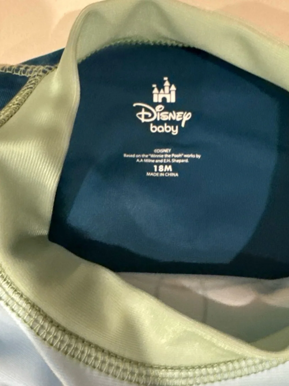 Disney Baby Two-Piece Swim Set in Light Blue and Mint
